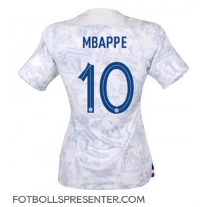 Frankrike Kylian Mbappe #10 Borta Matchtröja Dam VM 2022 Kortärmad
